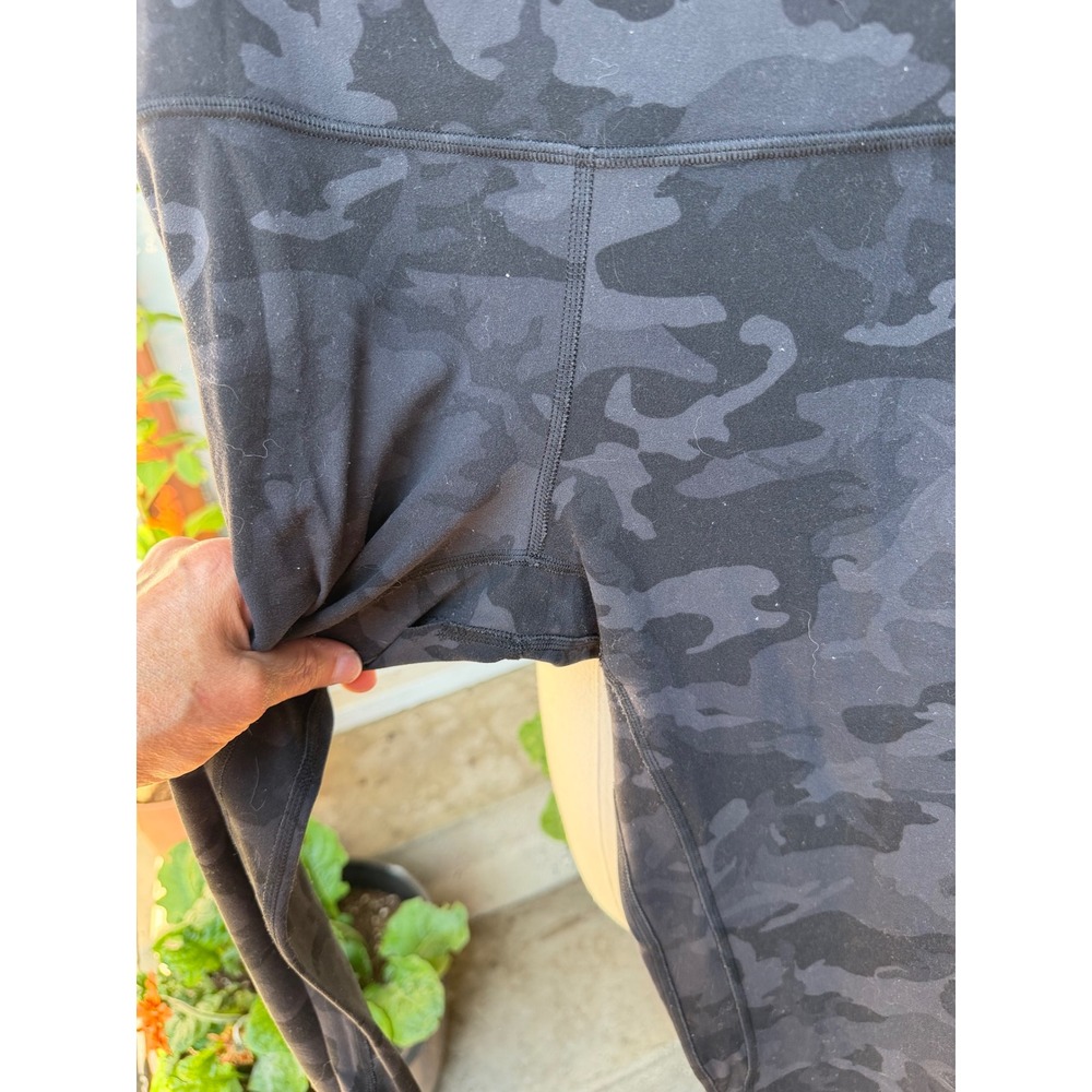 Lululemon Align High Rise 22' crop leggings 6 heritage 365 camo deep coal nulu - Picture 4 of 8